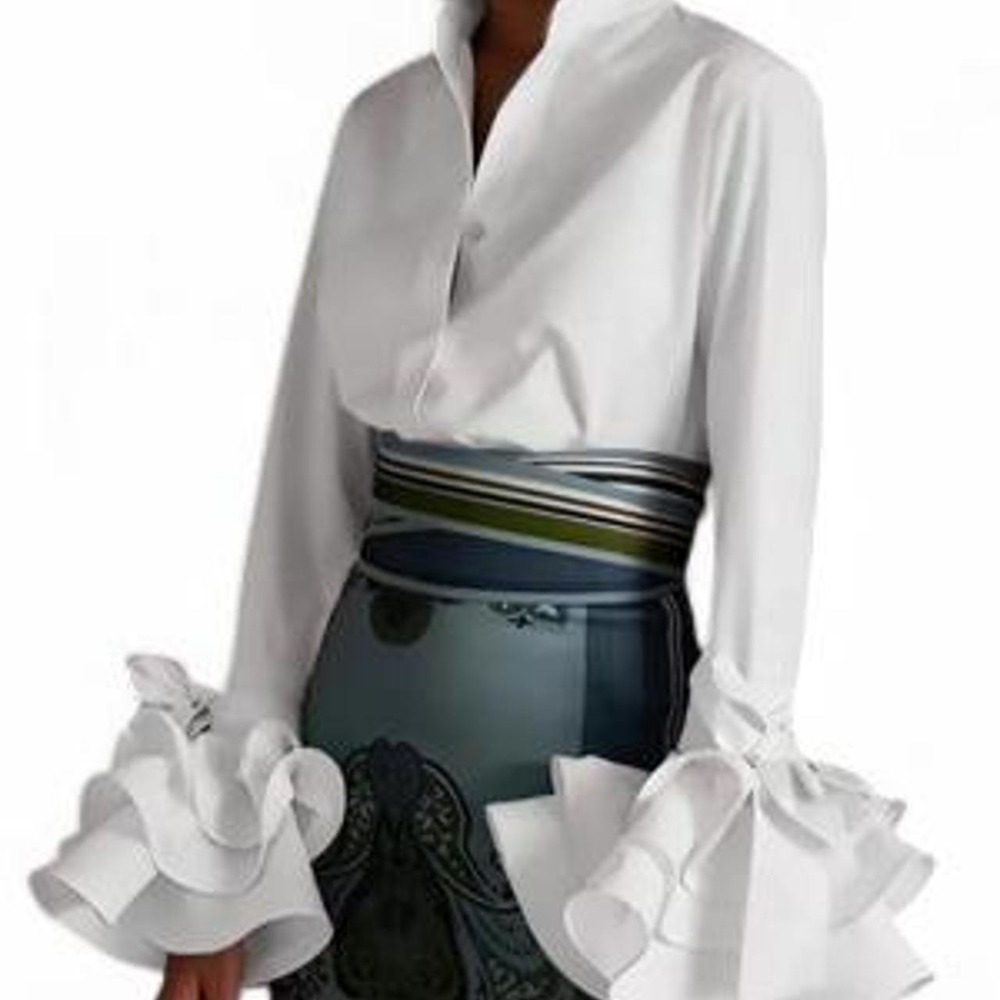 UOOZEE Womens Button Down Shirt Long Sleeve Dress Shirt Work Blouse